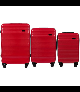 Zestaw trzech walizek podróżnych marki WINGS - różne kolory