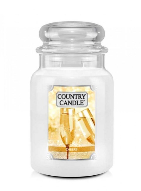 Country Candle - Cheers - Duży słoik (652g) 2 knoty