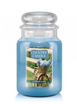 Country Candle - Country Love - Duży słoik (652g) 2 knoty