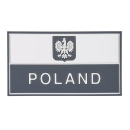 Polish Large Banner Patch - PVC - Grey