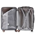100 % POLICARBON / PC565, Średnia walizka podróżna Wings M, Pink / 5 lat gwarancji