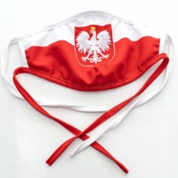 Maseczka patriotyczna z flagą polski