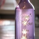 Świecąca butelka LED dla zakochanych