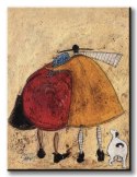 Sam Toft Hugs On The Way Home - Obraz na płótnie