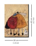 Sam Toft Hugs On The Way Home - Obraz na płótnie