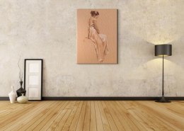 Baletnica Silk I - Obraz na płótnie