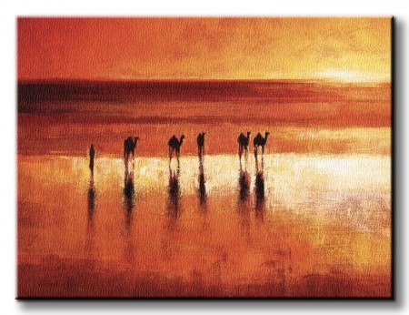 Camel Crossing - Obraz na płótnie