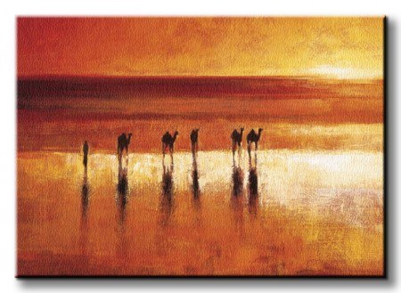 Camel Crossing - Obraz na płótnie