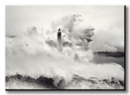 Cantabria Lighthouse I - Obraz na płótnie
