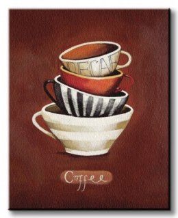 Coffee - Obraz na płótnie