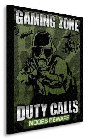 Gaming Zone - Duty Calls - Obraz na płótnie
