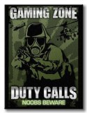 Gaming Zone - Duty Calls - Obraz na płótnie