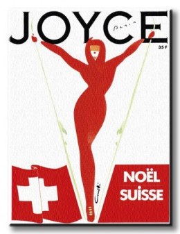 Joyce, Noël, Paris - Obraz na płótnie