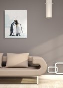 King Penguin Pingwiny - Obraz na płótnie