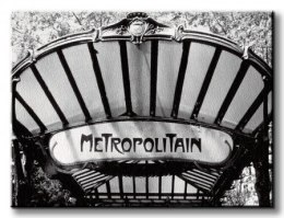 Metro Entrance, Paris - Obraz na płótnie