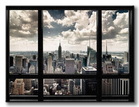 New York Window - Obraz na płótnie