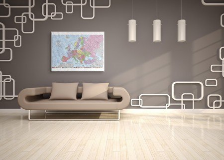 Political Map Of Europe - Obraz na płótnie