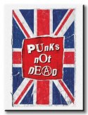 Punks Not Dead - Flag - Obraz na płótnie
