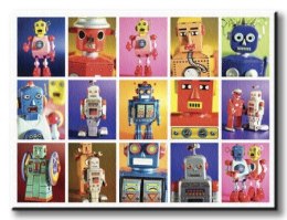 Robot Metropolis - Obraz na płótnie