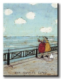 Sam Toft Her Favourite Cloud - Obraz na płótnie