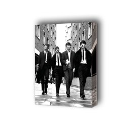 The Beatles w Londynie - obraz na płótnie