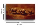 Three African Elephants - Obraz na płótnie