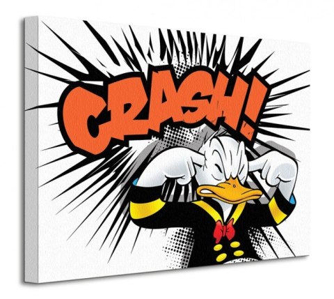 Donald Duck Crash - Obraz na płótnie