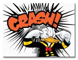 Donald Duck Crash - Obraz na płótnie