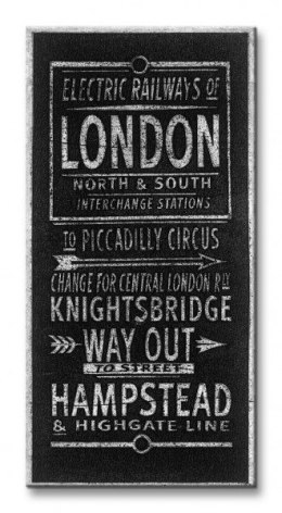 Electric Railways of London - Obraz na płótnie