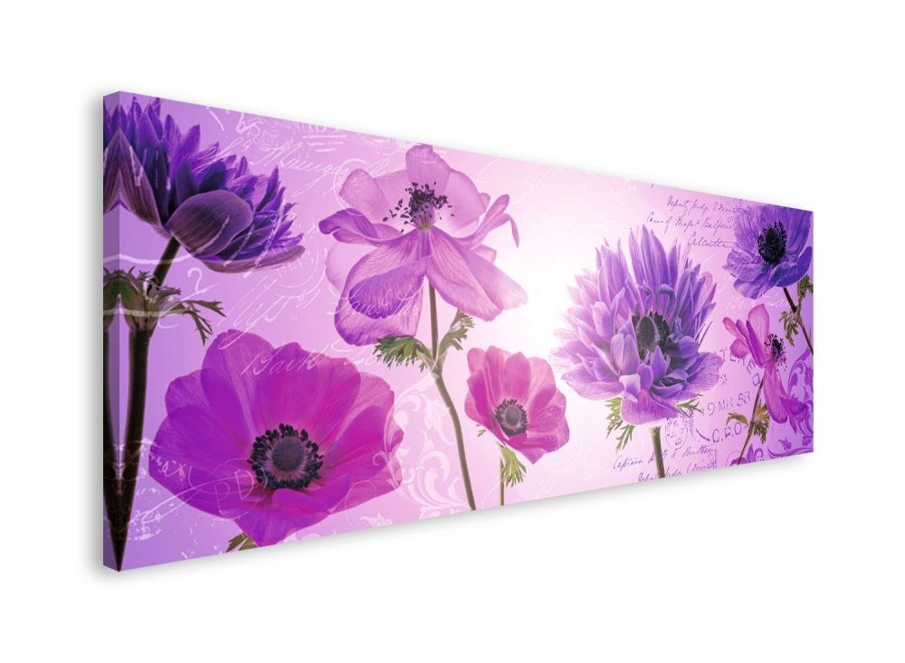 Flowers in Purple - obraz na płótnie