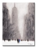 Heavy Snowfall, 5th Avenue - New York - Obraz na płótnie