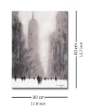 Heavy Snowfall, 5th Avenue - New York - Obraz na płótnie