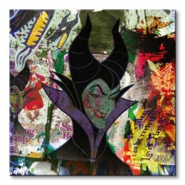 Maleficent Graffiti - Obraz na płótnie
