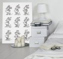 Minnie Mouse Sketched - Multi - Obraz na płótnie