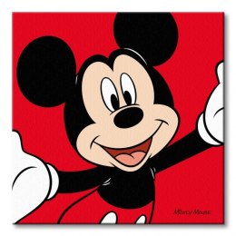 Myszka Miki Mickey Mouse Red - Obraz na płótnie