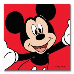 Myszka Miki Mickey Mouse Red - Obraz na płótnie