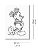 Myszka Miki Mickey Mouse Sketched - Single - Obraz na płótnie