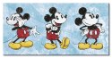 Myszka Miki Mickey Mouse Squeaky Chic Triptych - Obraz na płótnie