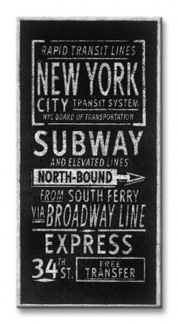 Rapid Transit Lines New York - Obraz na płótnie