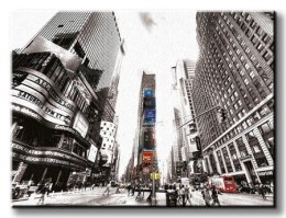 Times Square Vintage New York - Obraz na płótnie