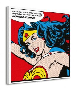 Wonder Woman Quote - Obraz na płótnie