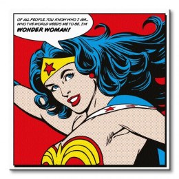 Wonder Woman Quote - Obraz na płótnie
