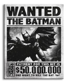 Batman Arkham Origins Wanted - Obraz na płótnie