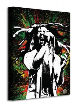 Bob Marley (Paint) - Obraz na płótnie