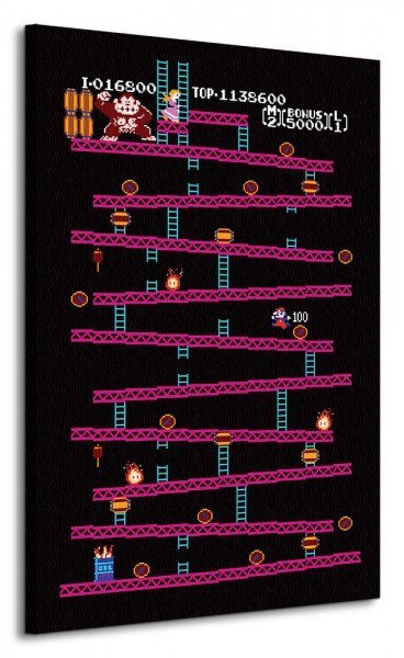Donkey Kong (NES) - Obraz na płótnie