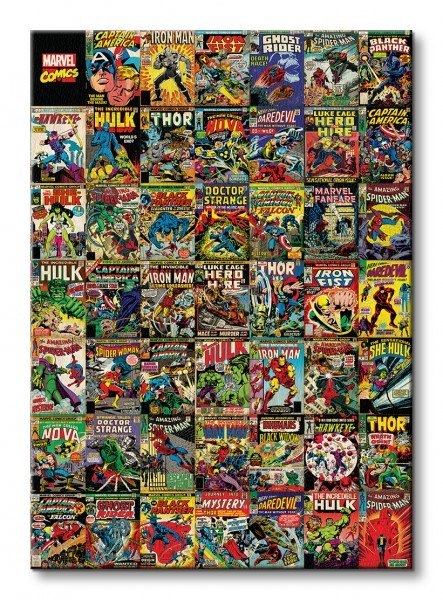 Marvel Comics (Comic Covers) - Obraz na płótnie