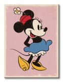 Minnie Mouse (Retro) - Obraz na płótnie