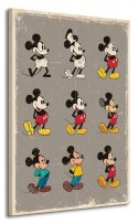 Myszka Miki Mickey Mouse (Evolution) - Obraz na płótnie