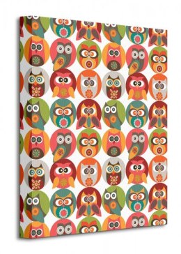 Owls Family - Obraz na płótnie