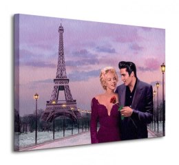 Paris Sunset - Obraz na płótnie